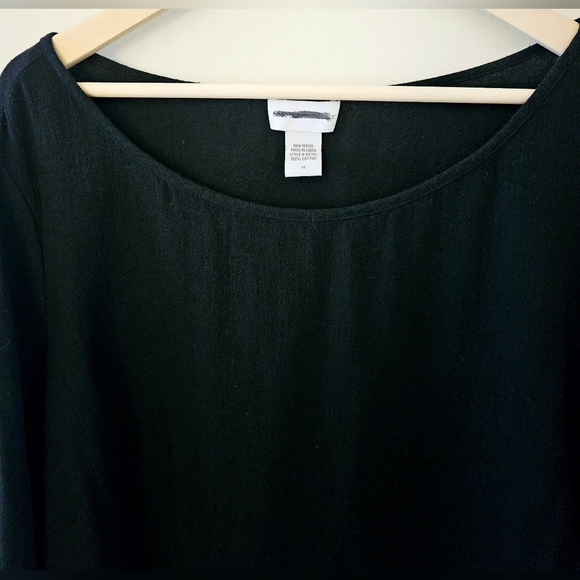 Soft Surroundings 100% Cotton Asymmetrical Midi Dress - Picture 4 of 10